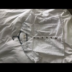 Eyelet top